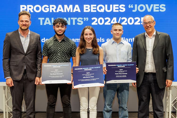 Ir a la noticia Atorguem les beques universitàries de la primera edició del nostre programa Beques “Joves Talents” a Catalunya