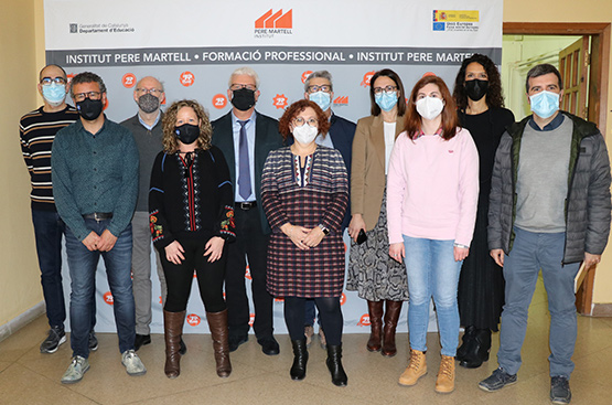 Ir a la noticia Agbar participa con el Instituto Pere Martell y el Departamento de Educación en un proyecto europeo de centros de excelencia de FP Dual para ayudar a las pymes a avanzar en la transición ecológica